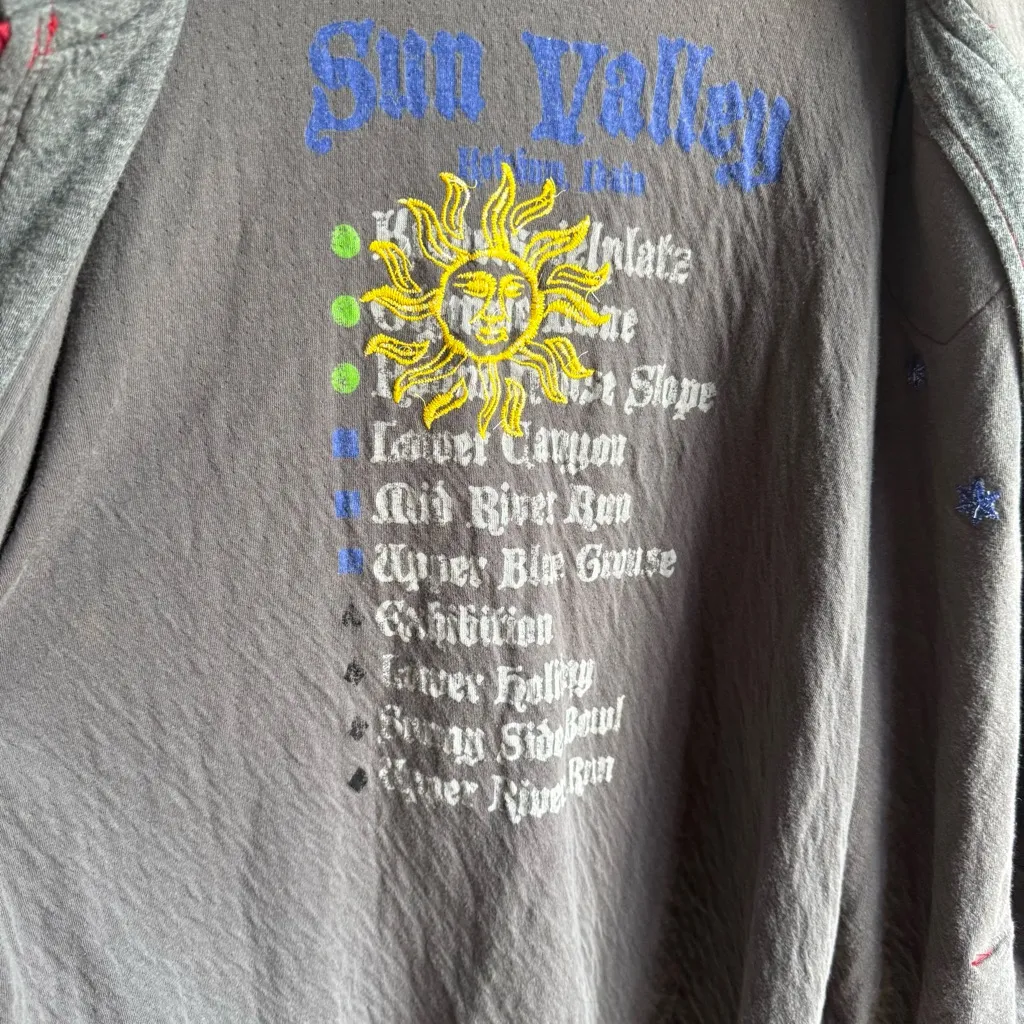 Eddie Bauer Sun Valley Ski Hoodie 2011 XL Retro Lightweight - Image 4