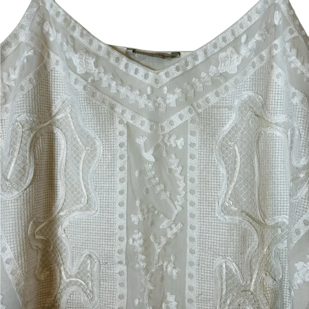 Soft Surroundings White Cami Top Fairy Coquette Whimsy Boho Romantic Size 1X - Image 4