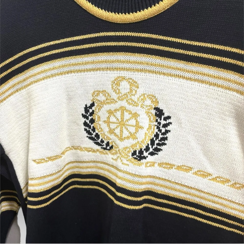 Vintage Norton McNaughton Navy Blue Sweater & Pants Matching Set Large - Image 6