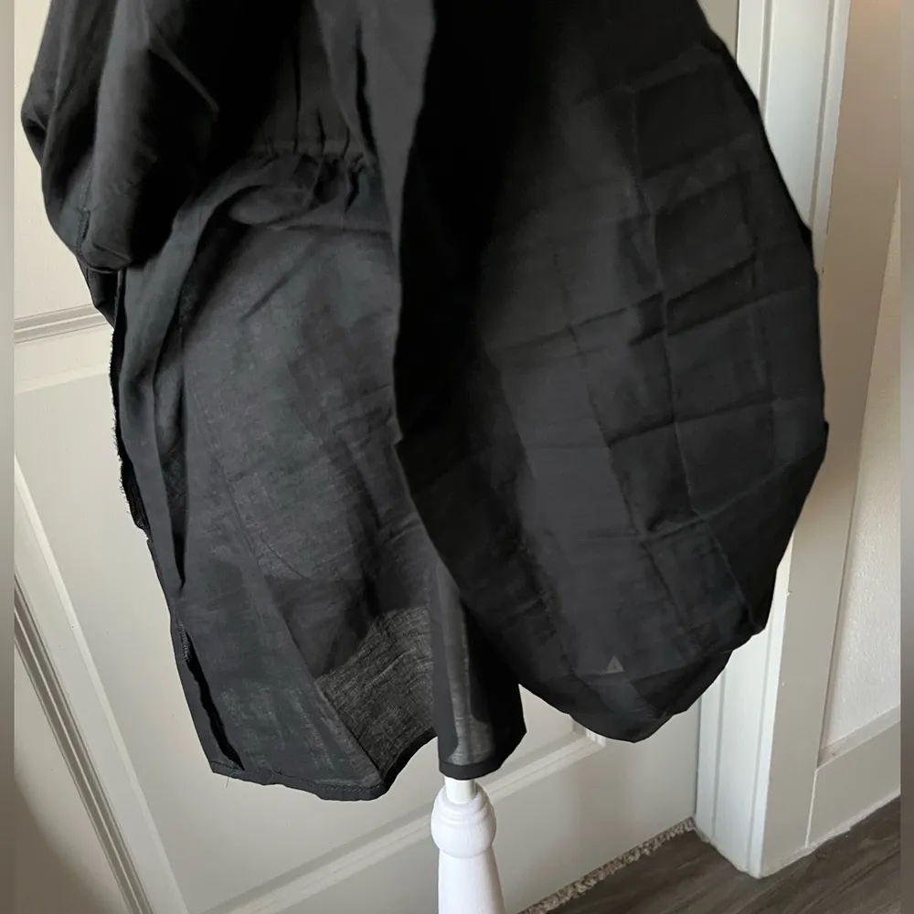 Sandro Black Pleated Skater Mini Skirt - Image 8