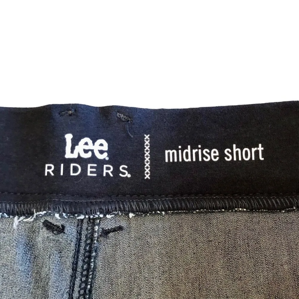 Lee Riders Midrise Shorts Womens 22M NEW - Image 6