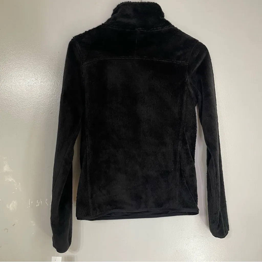 North Face Mossbud Asymmetrical Snap‎ Neck Fleece Pullover Size XS - Image 3