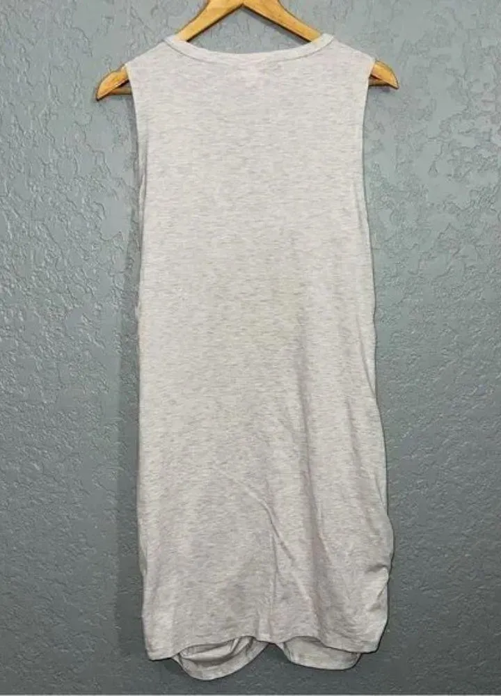 NEW Kendall & Kylie Grey Ruched Sleeveless Bodycon Dress - Image 4