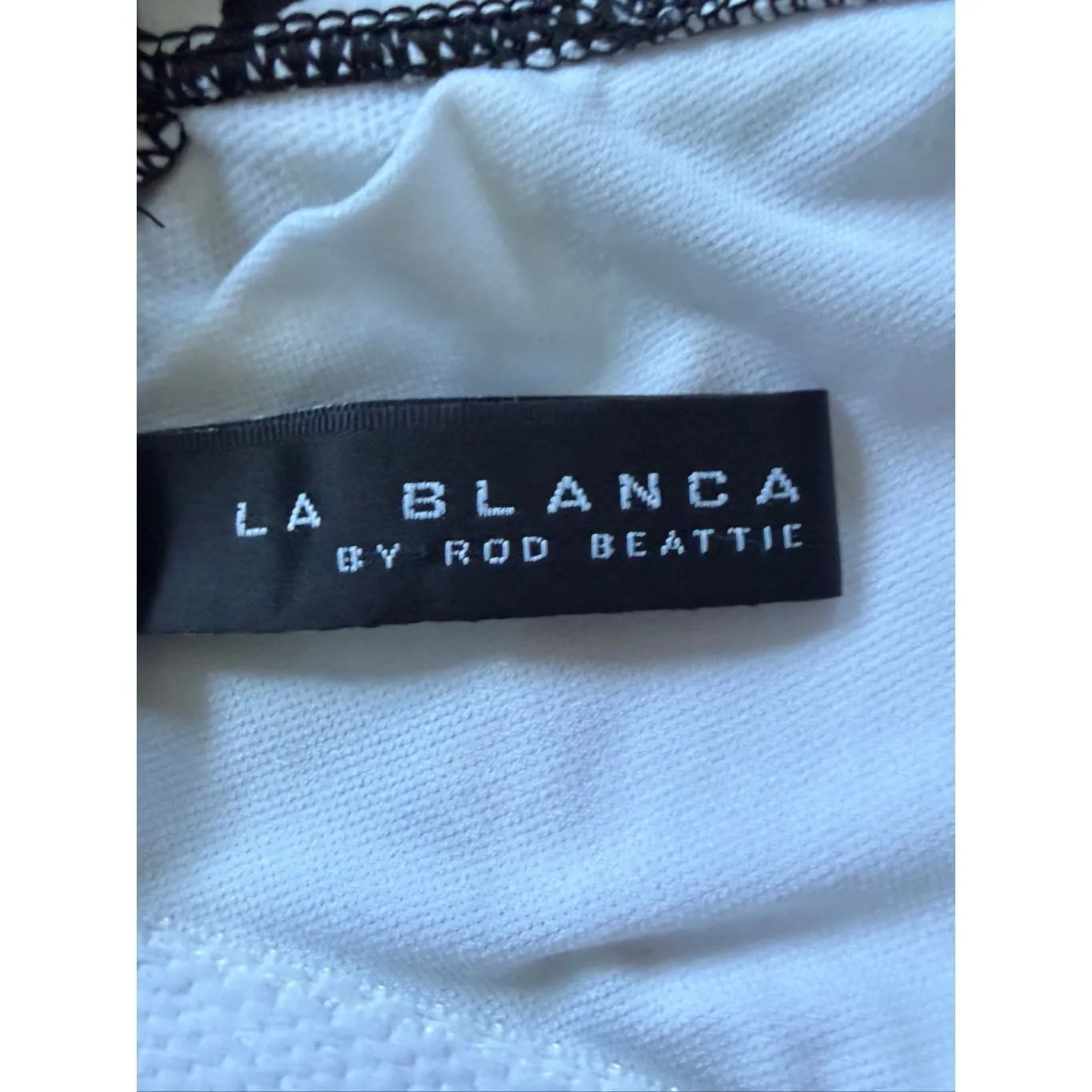 La Blanca by Rod Beattie Cutout Swimsuit S – Retro Circles One-Piece - Image 3