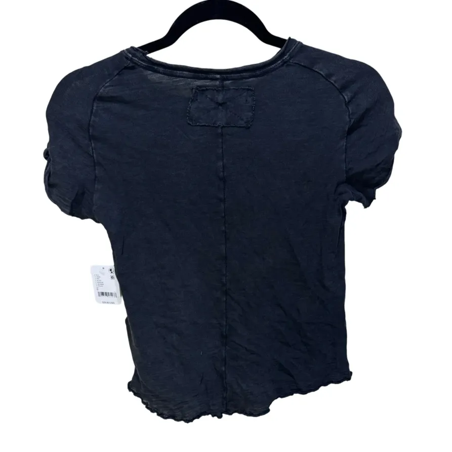 Free People Women's Lettuce-Edge Be My Baby T-Shirt - Black - Image 6