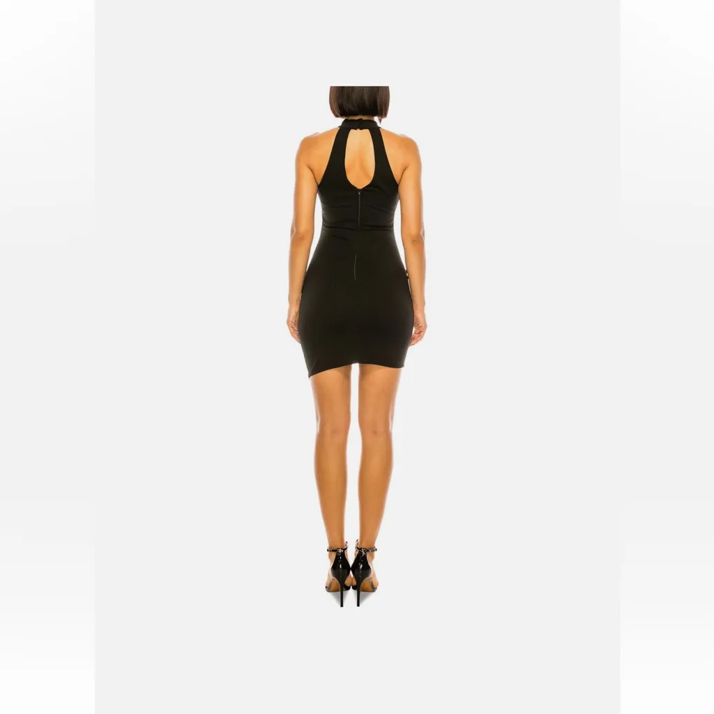 B Darlin Black Backless Dress - Image 3