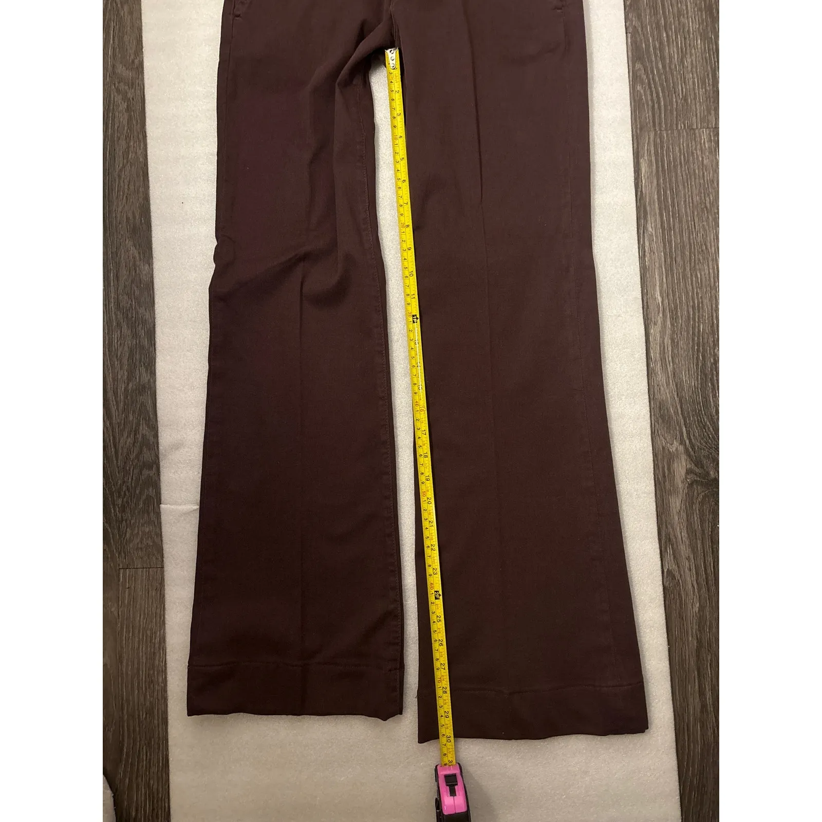 Joe’s Jeans Purple Wide Leg Trouser 26 Corporate Siren Classic Preppy Work Wear - Image 7