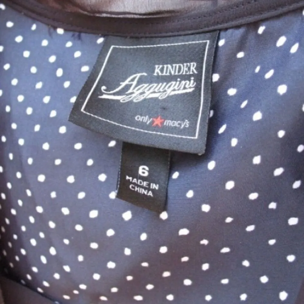 NWT Black White Bubble Hem Dress Black Size 6 - Image 8