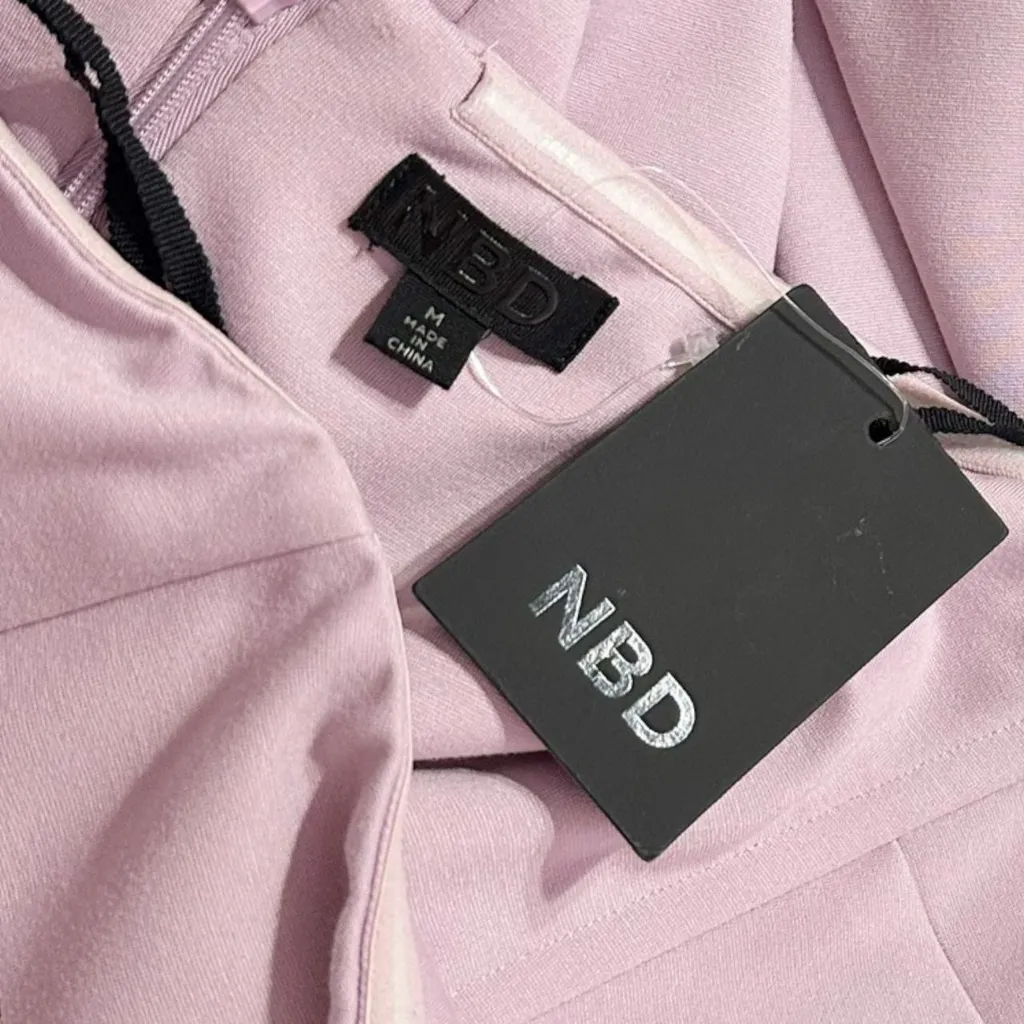 NBD Dream High Slit Strapless Gown, Lilac, Medium - Image 11