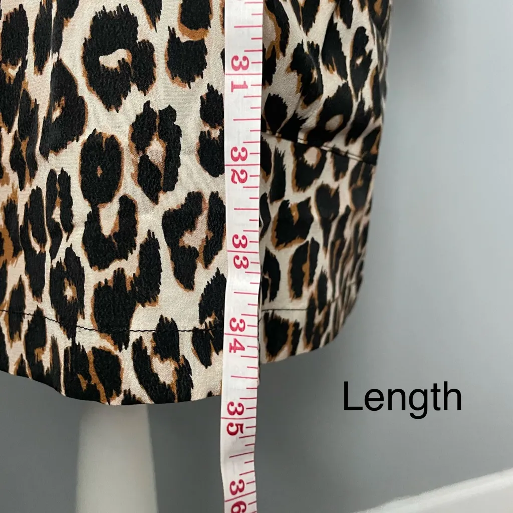 Equipment Women's Aubrey Dress in a leopard print pattern - Image 8