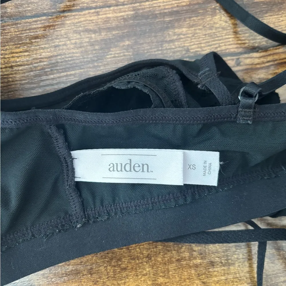Auden Black Lace Unlined Bralette Size XS - Image 6