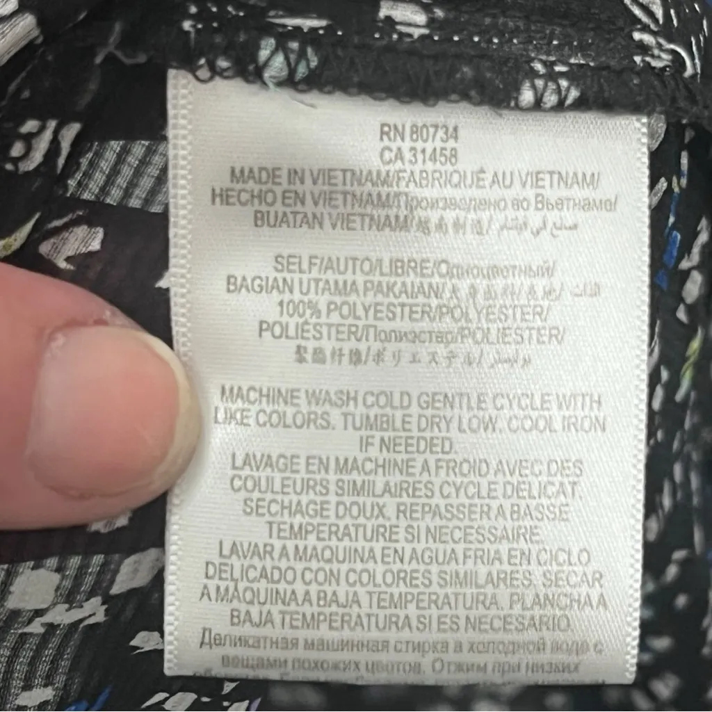 BCBGeneration Multicolor Geometric Patterned Kimono Size M/L‎ Grunge Fairycore - Image 8