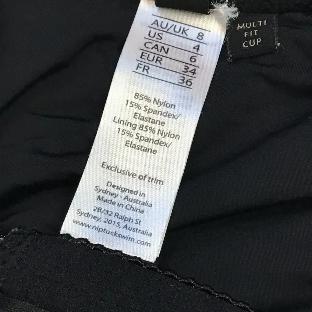 Nip Tuck Black Isle of Waimea Joanne‎ Tummy Control Swimsuit Women's Size 4 Green - Image 14