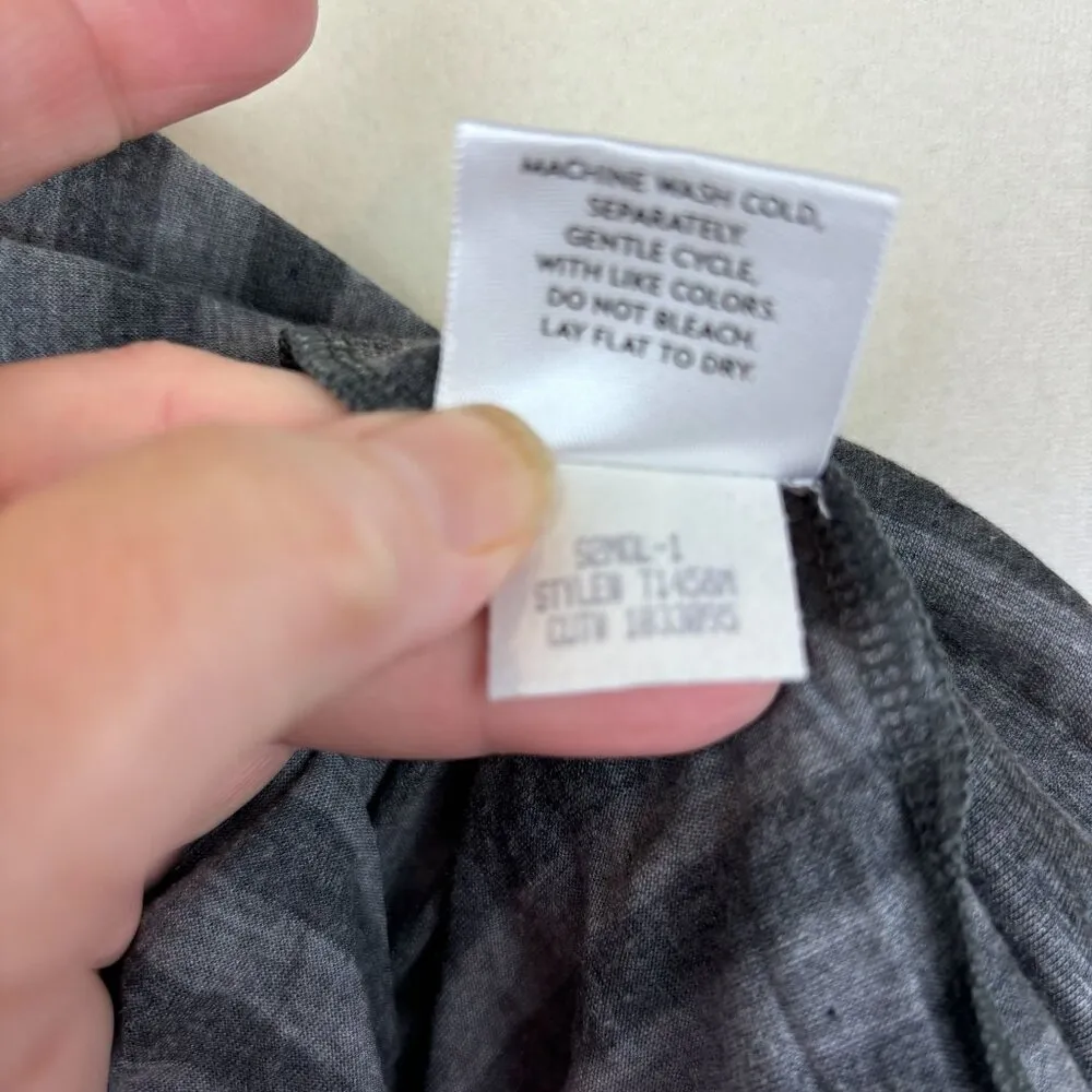 Eileen Fisher top, size Large, stripes, boxy, sustainable, NWT, made in USA - Image 12