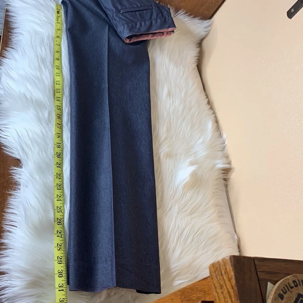 Isaac Mizrahi Dark Denim Blue Dress Pants Size 2 - Image 7