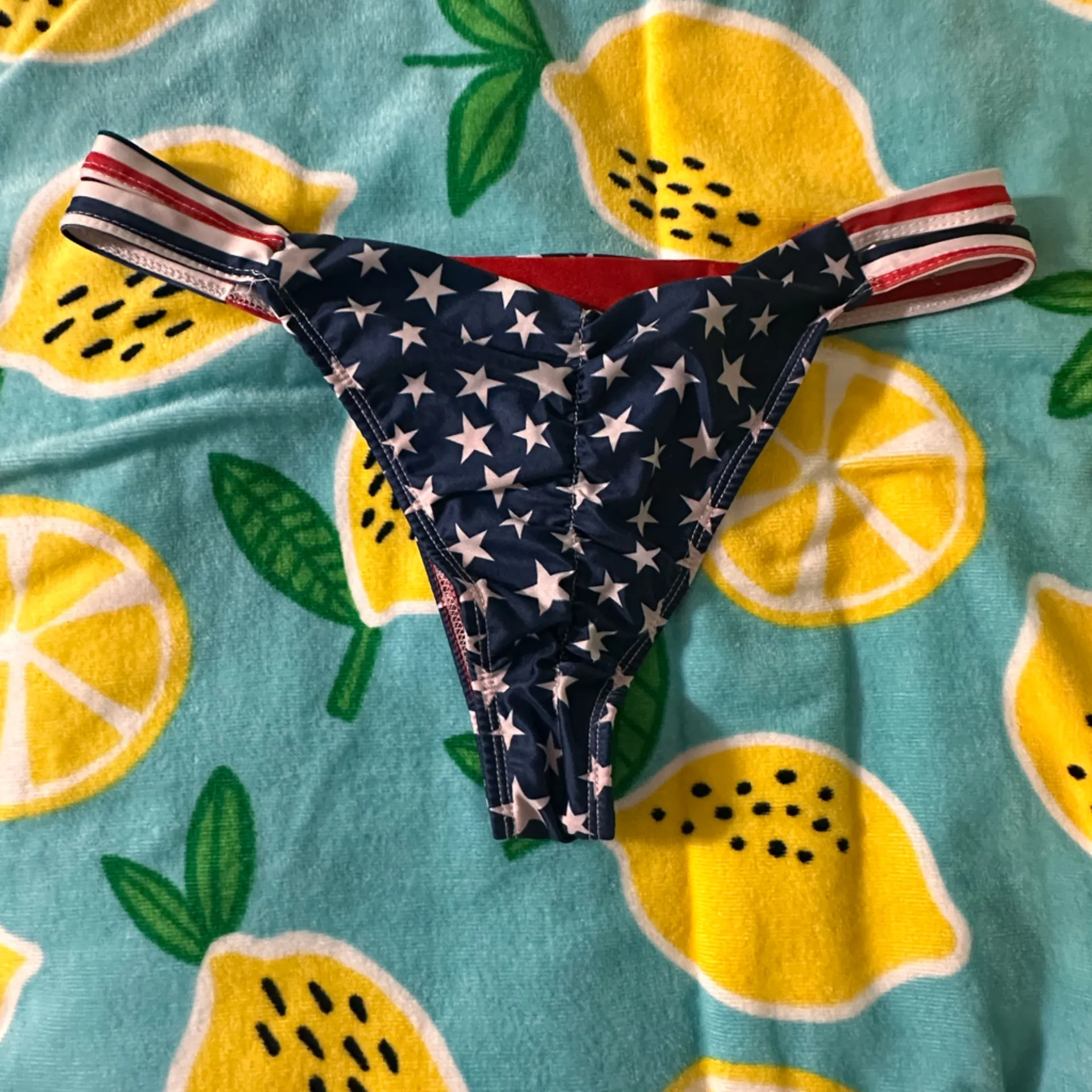 America Flag Pattern Bikini Bottom - Image 2