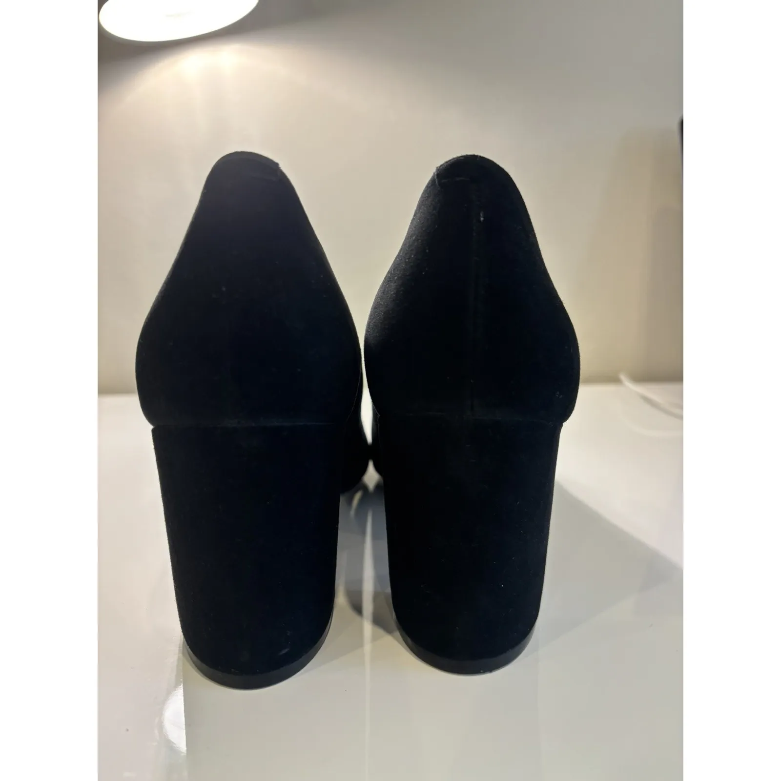 Marc Fisher Women’s Size 10 Caitlin Black Suede High Heels Pointy Toe Pumps - Image 7