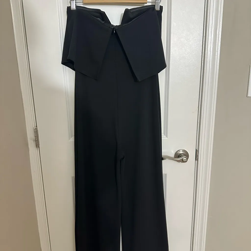 Lulu's Black Strapless Jumpsuit - Image 3