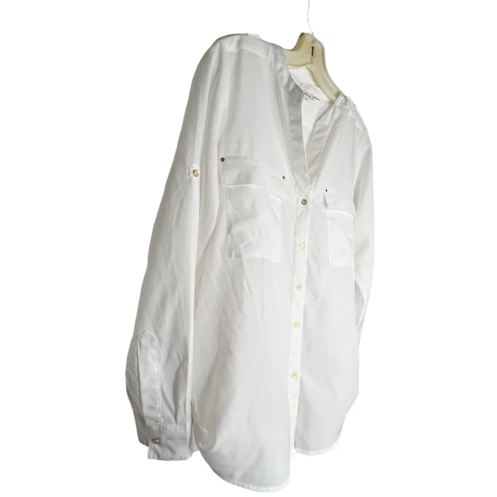 Calvin Klein ‎ White Blouse - Image 3