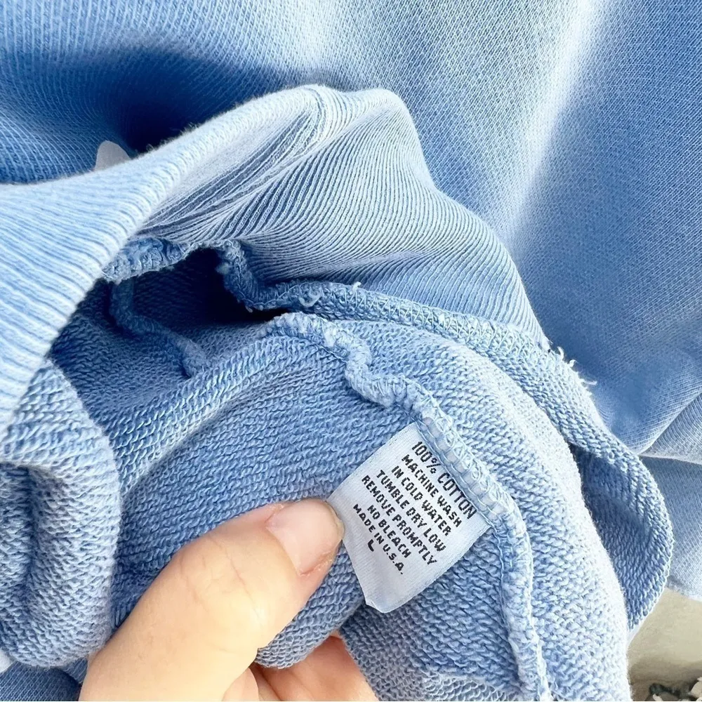 Disney x Love Your Melon Mickey Mouse Hoodie Blue Graphic Print Large L - Image 5