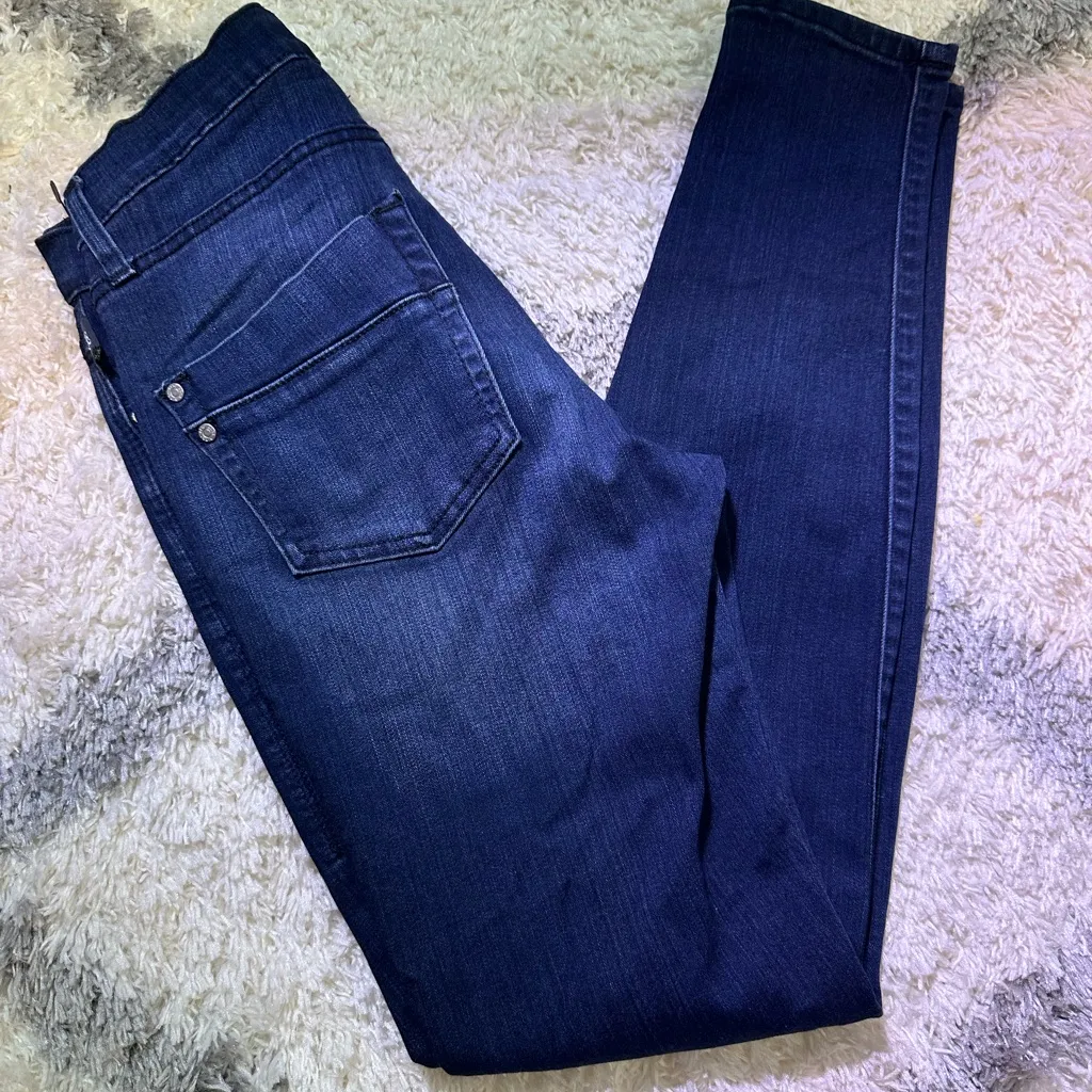 Rock & Republic Dark Blue Skinny Jeans - Image 7