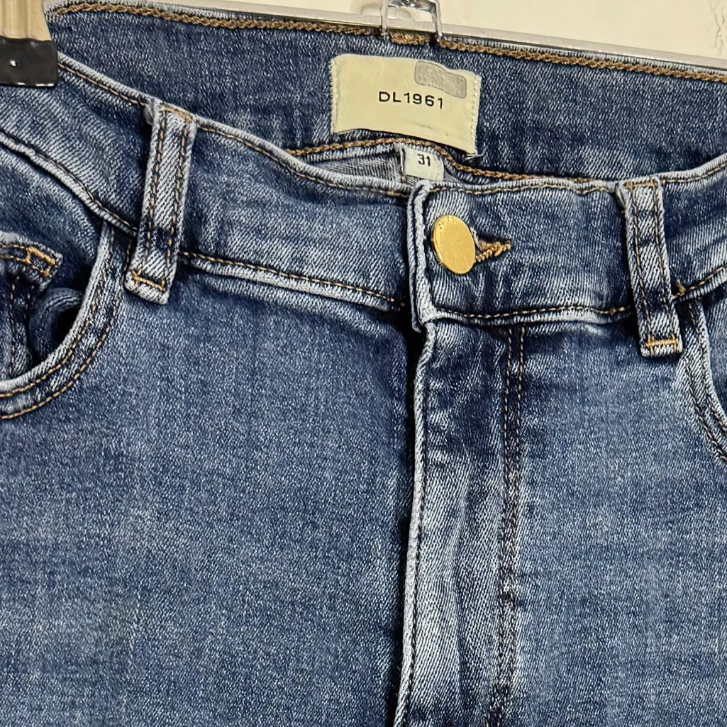 DL1961 High Rise Flare Jeans - Image 6