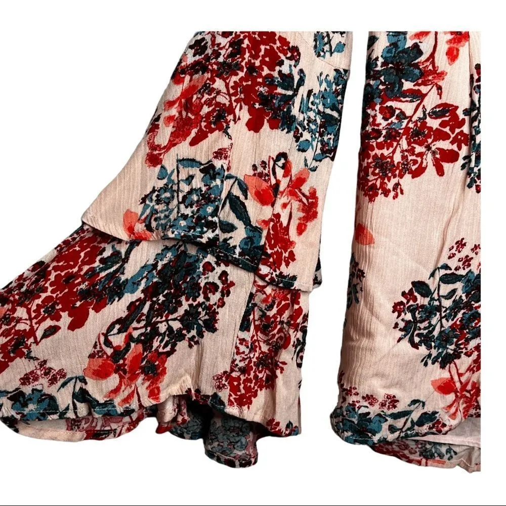 Sage Floral Shorts Romper‎ nwot - Image 7