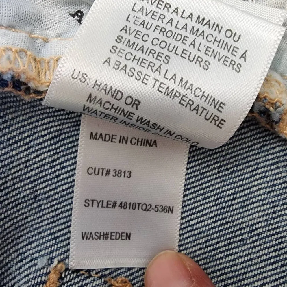 Articles of Society High-Rise Straight Leg Crop Jeans Women’s Size 31 - Image 10