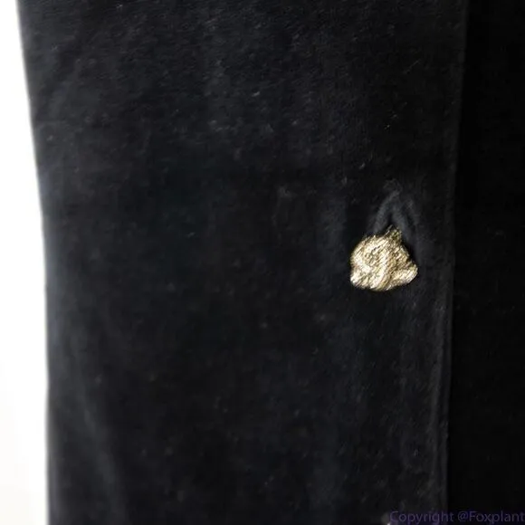 Vintage Liz Sport women's‎ black velvet blazer, size M Size M - Image 12