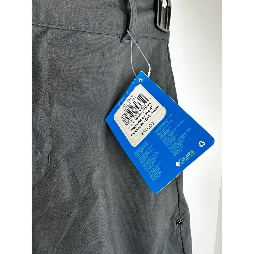 Columbia Shorts Women NWT OMNI-SHADE black new fishing hiking scouts outdoors - Image 8