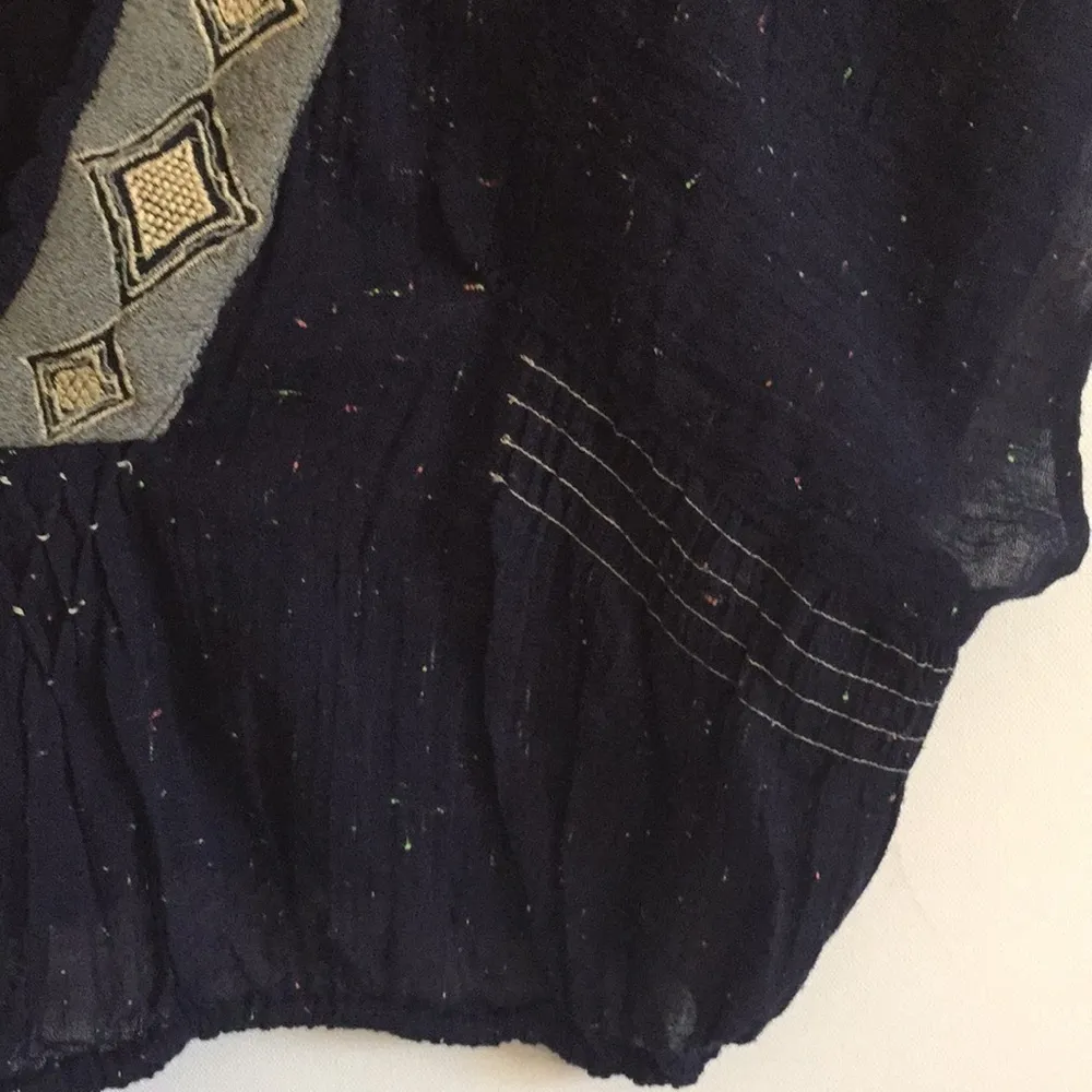 Free People Like A Breeze Blue Pullover Top - Image 8