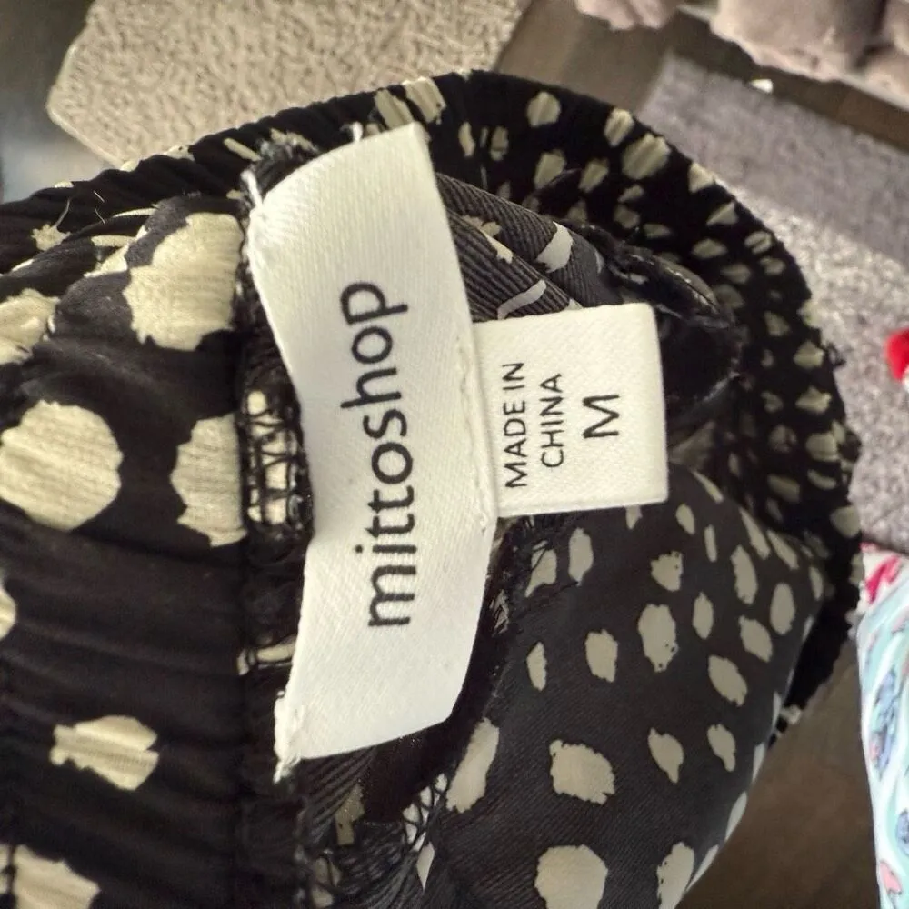 Mittoshop Women’s Medium Polka Dot Jogger Pants - Image 4