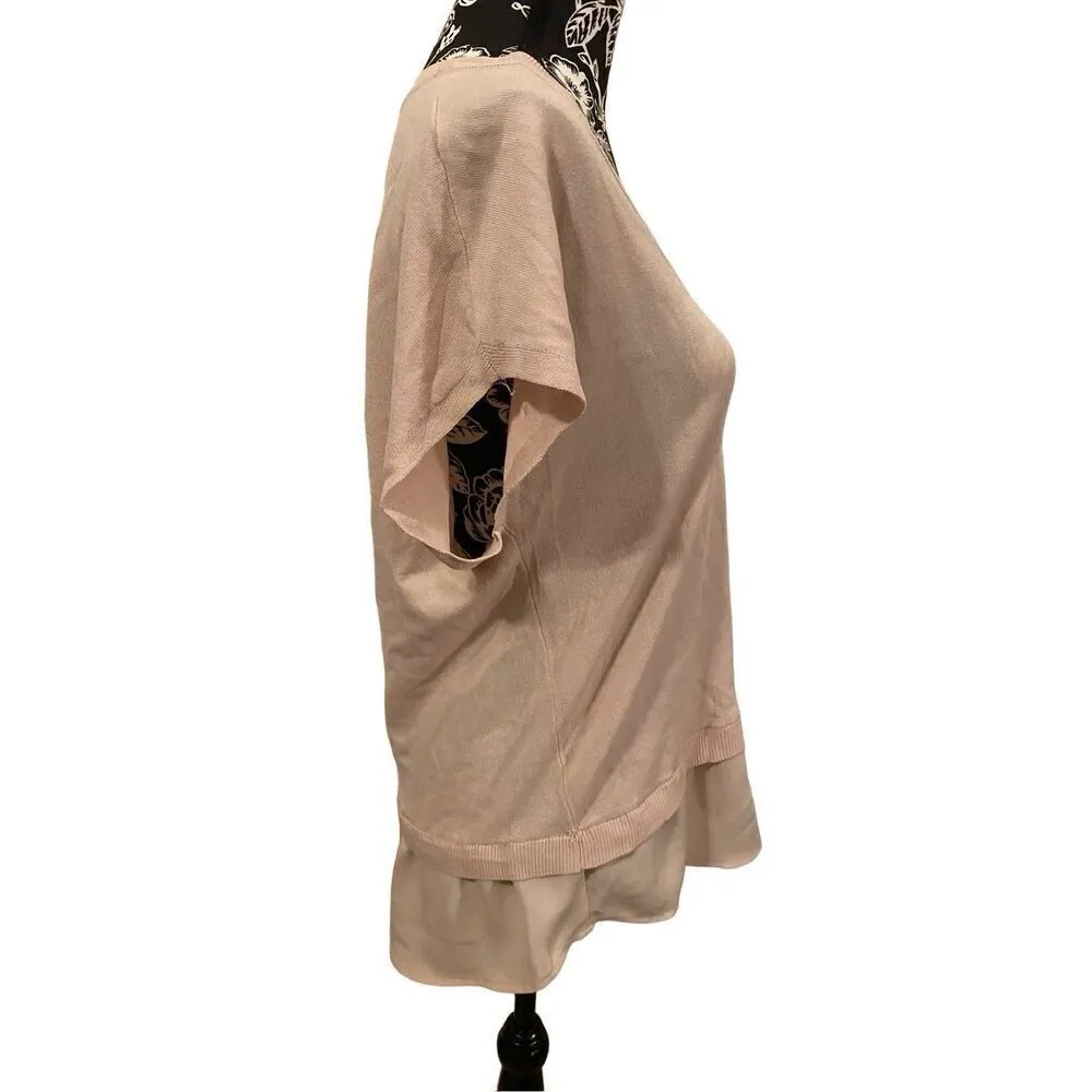 Nwt Ellen Tracy Layered Blouse Designer Business Casual Career Workwear - Image 4