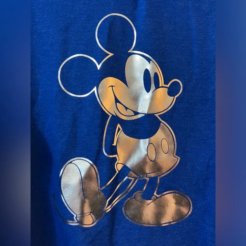 Disneyland Resort Exclusive Sweatshirt Mickey Mouse Logo NWT Blue Unisex XL - Image 2