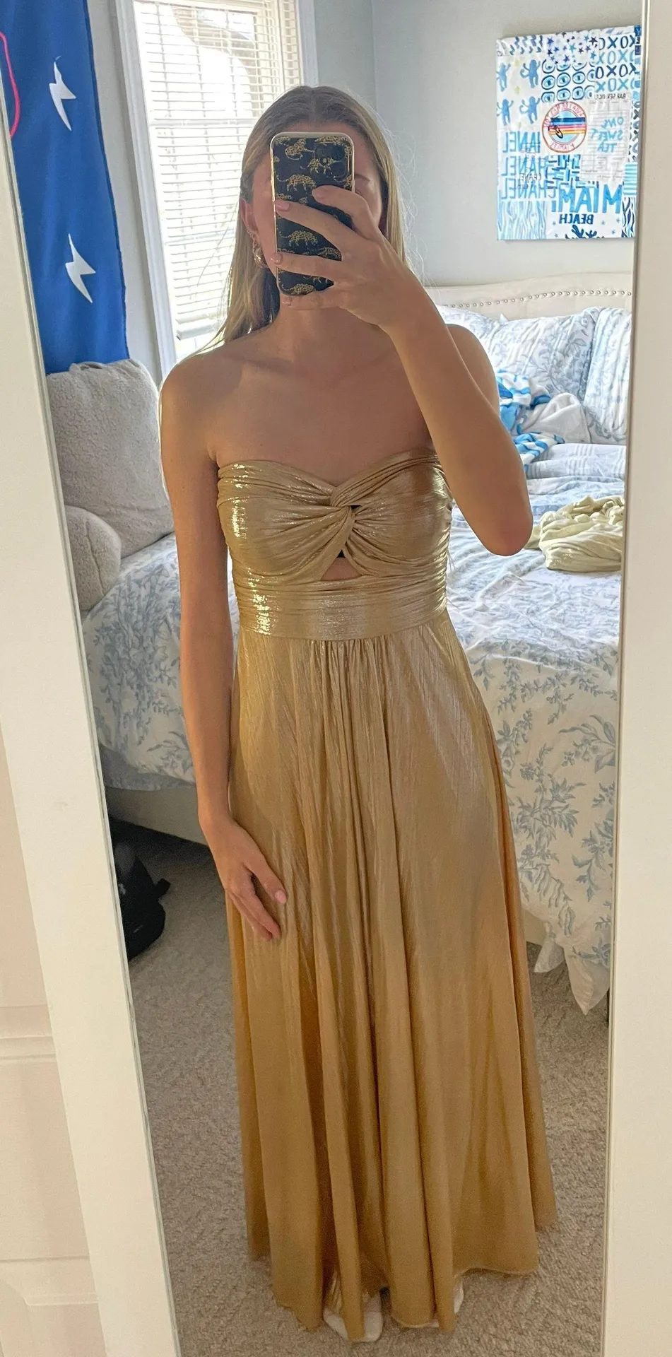 Prom Dress Gold - Image 4