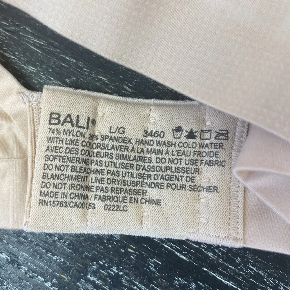 Bali Nude 3460 Wire Free Seamless Bra L - Image 4