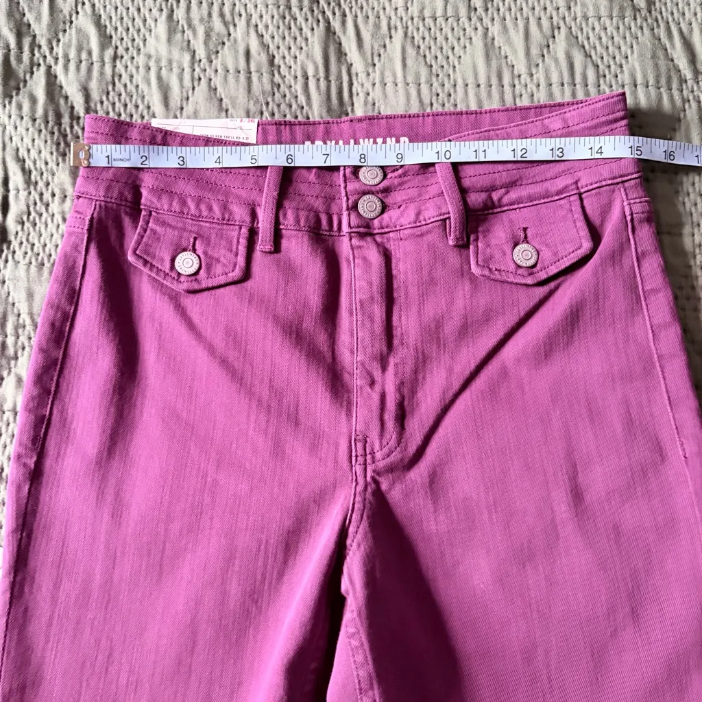 NWT Idyllwind Outlaw Burgundy Super High Rise Flare Jeans - Image 4