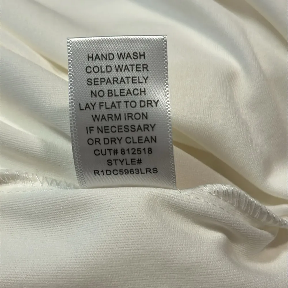 rabbit rabbit rabbit Designs Pink, White & Fuchsia Crochet Overlay Dress. Size L Pink Size L - Image 13