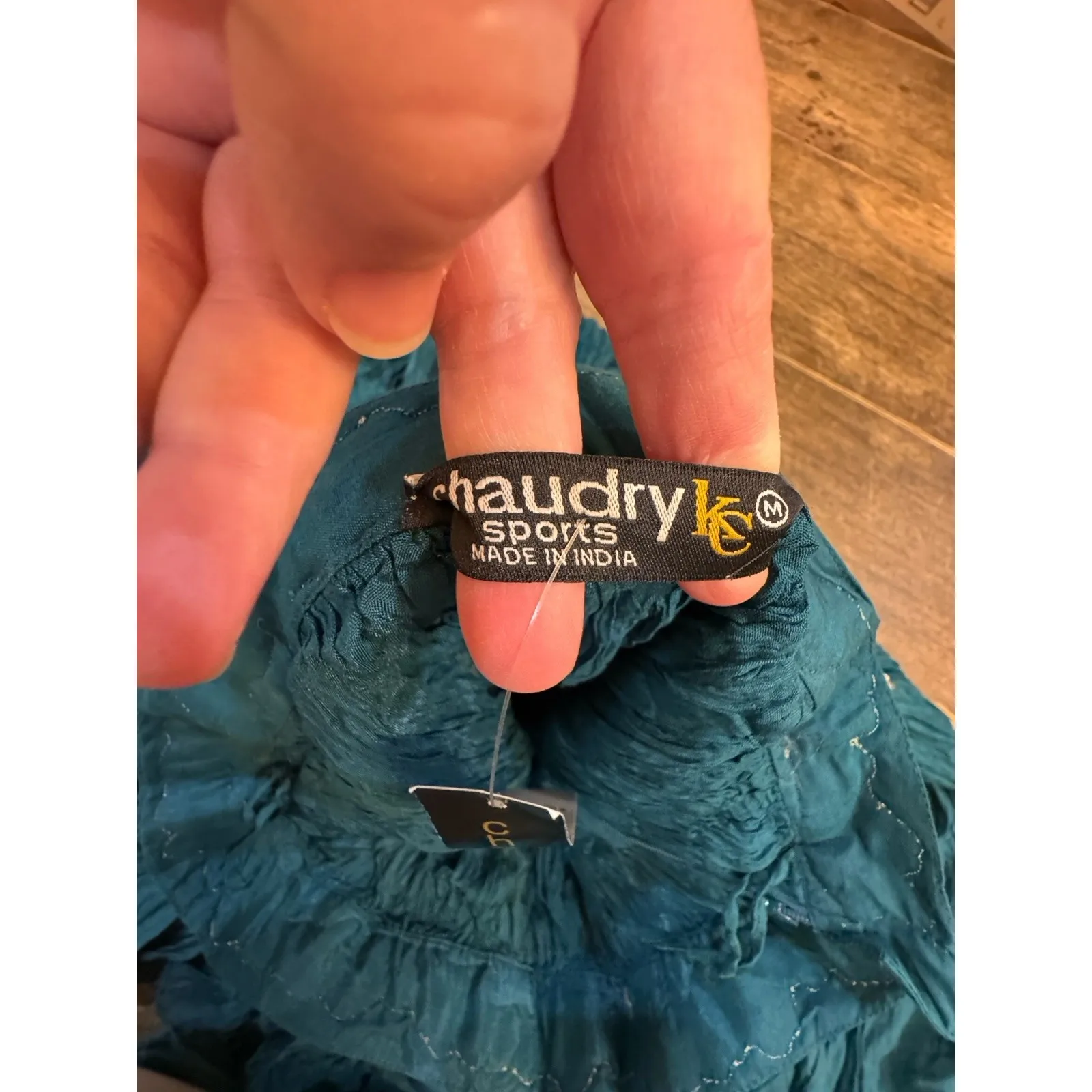 Chaundry KC Women's‎ Broomstick Ombre Skirt Size Medium Fairy Core Woodland Green - Image 5