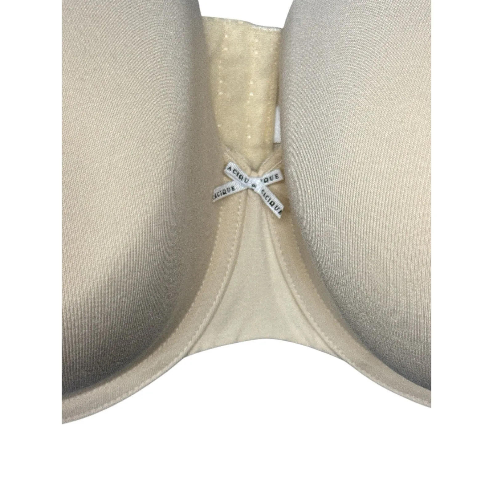 Cacique Lightly Lined Full Coverage Bra 44G Beige Underwire Lane Bryant Intimate - Image 3