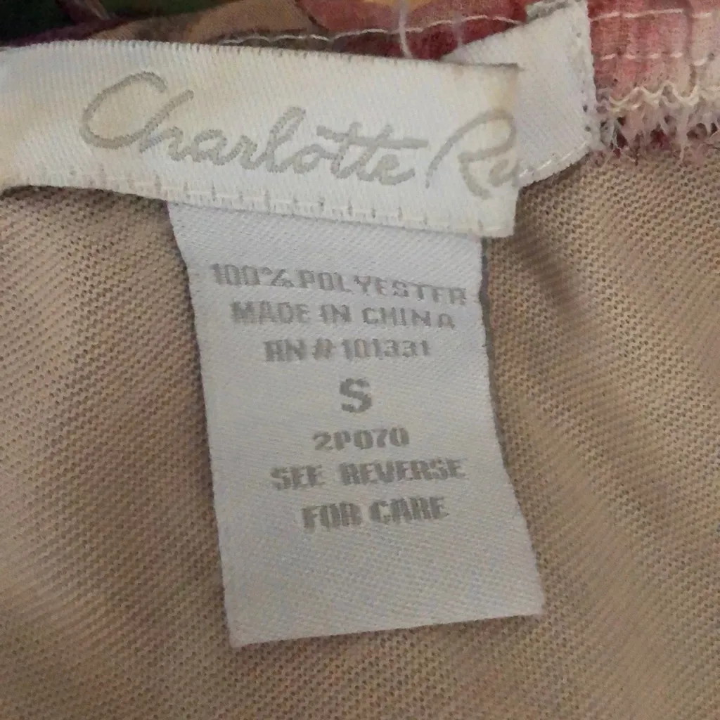 Charlotte Russe chiffon‎ one shoulder top - Image 6