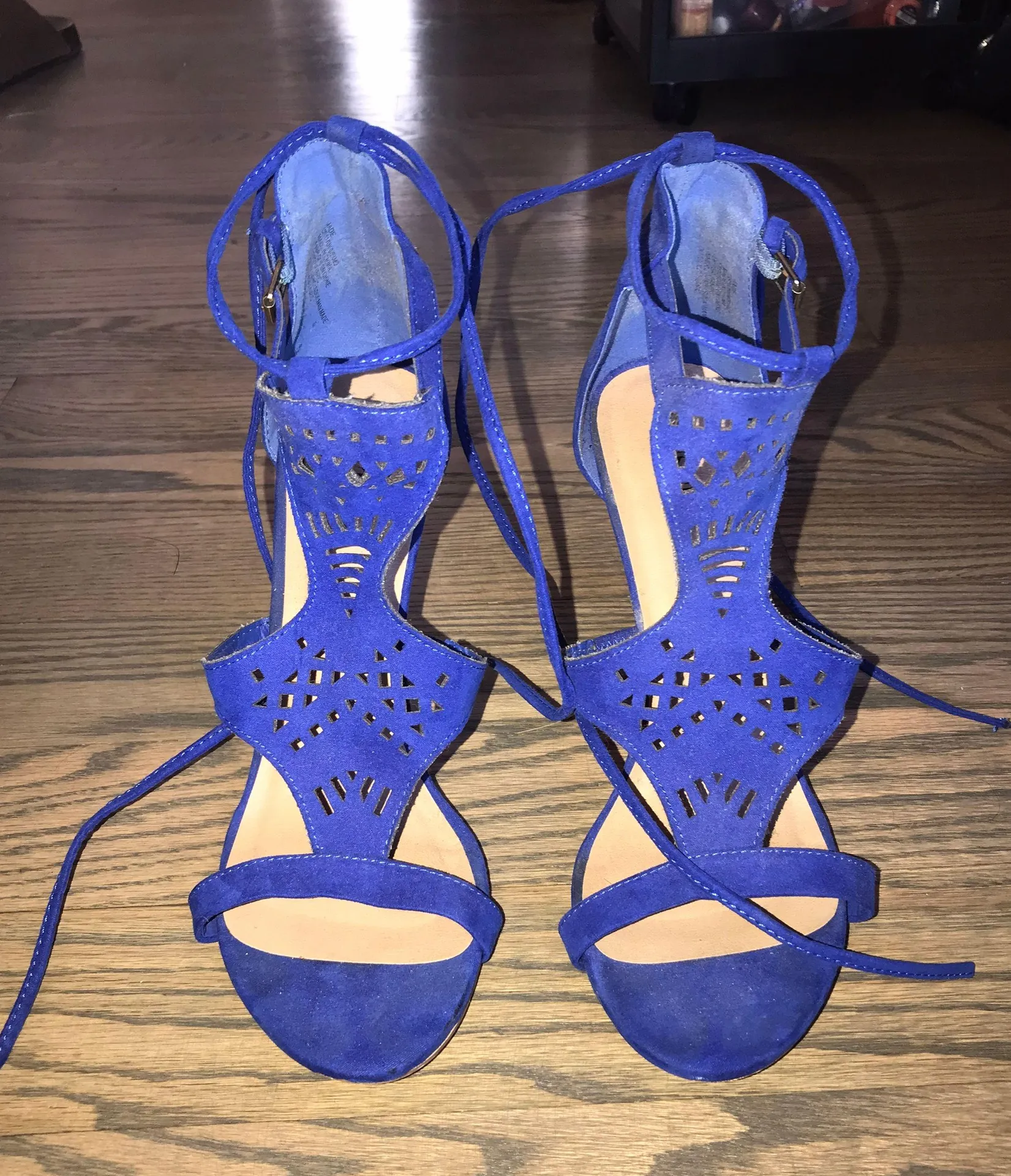 Blue Suede Heels - Image 2