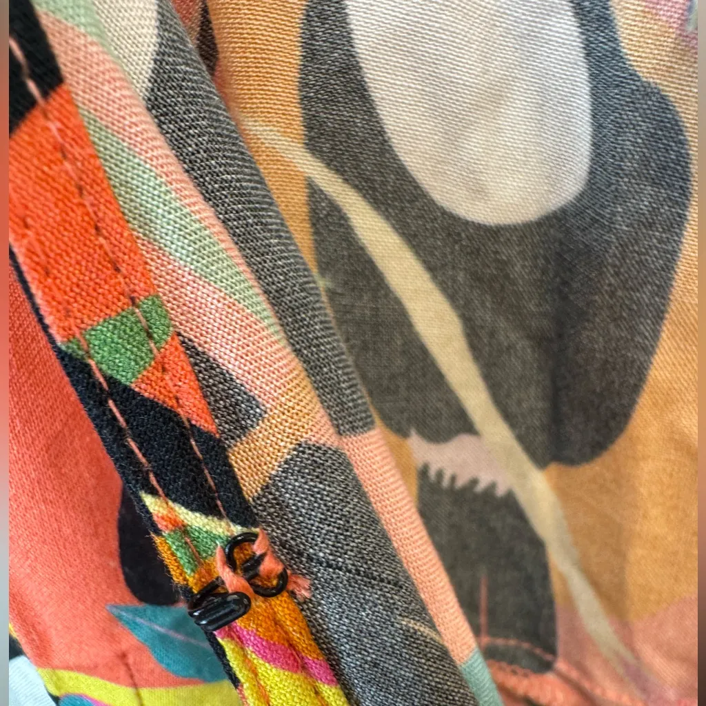 Farm Rio Anthropologie Toucans Wrap Maxi‎ Dress Size XS - Image 8