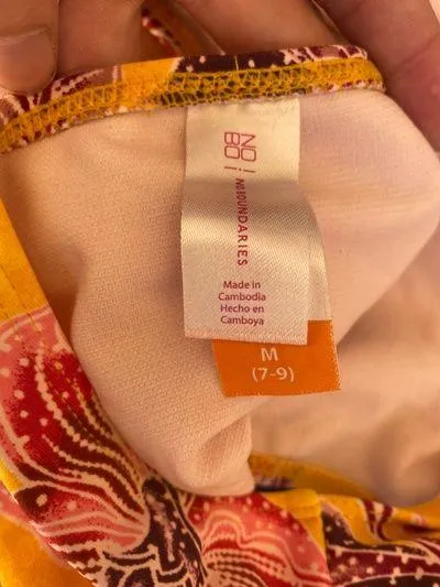 One Piece Yellow  Bathing Suit - Image 4