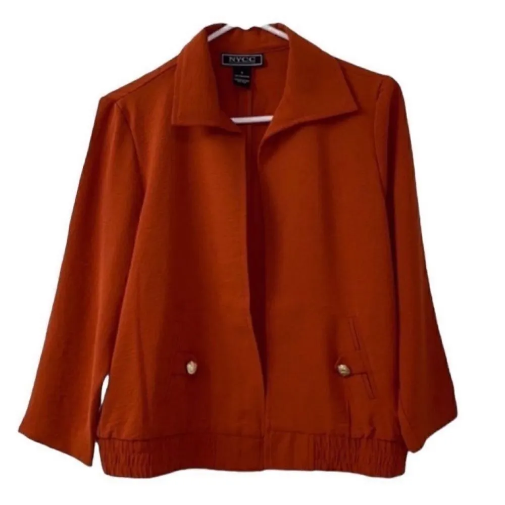 NYCC Women's Orange Jacket(Size Small) Orange - Image 2