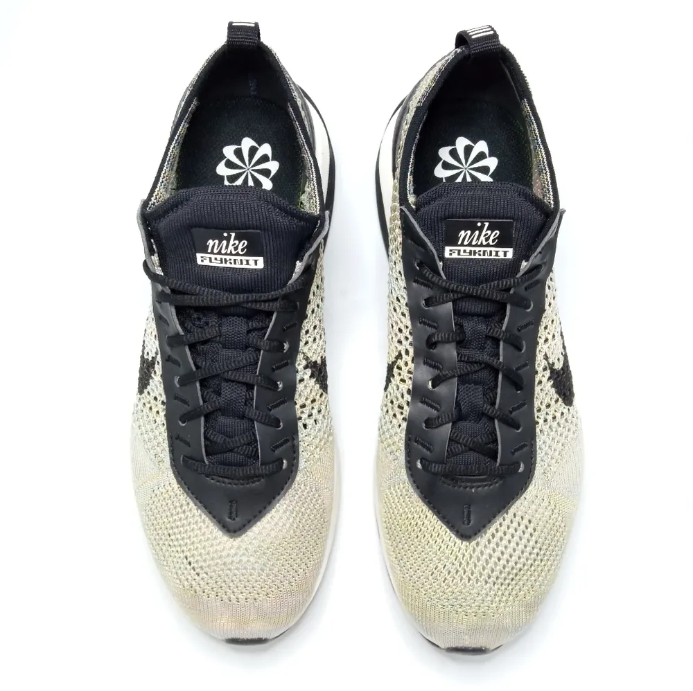 NIKE Flyknit Racer Women's Running Sneakers Shoes Size 8.5 Athletic Black - Image 3