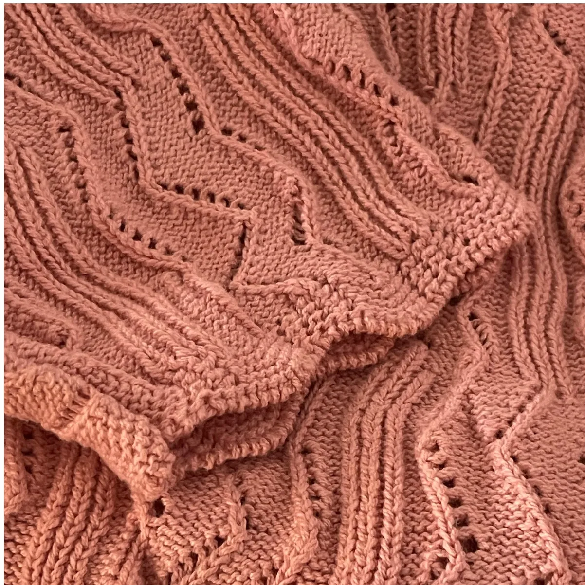 Vintage Womens NWT 1980s OSFM Turtle Bay Pink Cotton V Neck Pullover Sweater Size undefined - Image 4