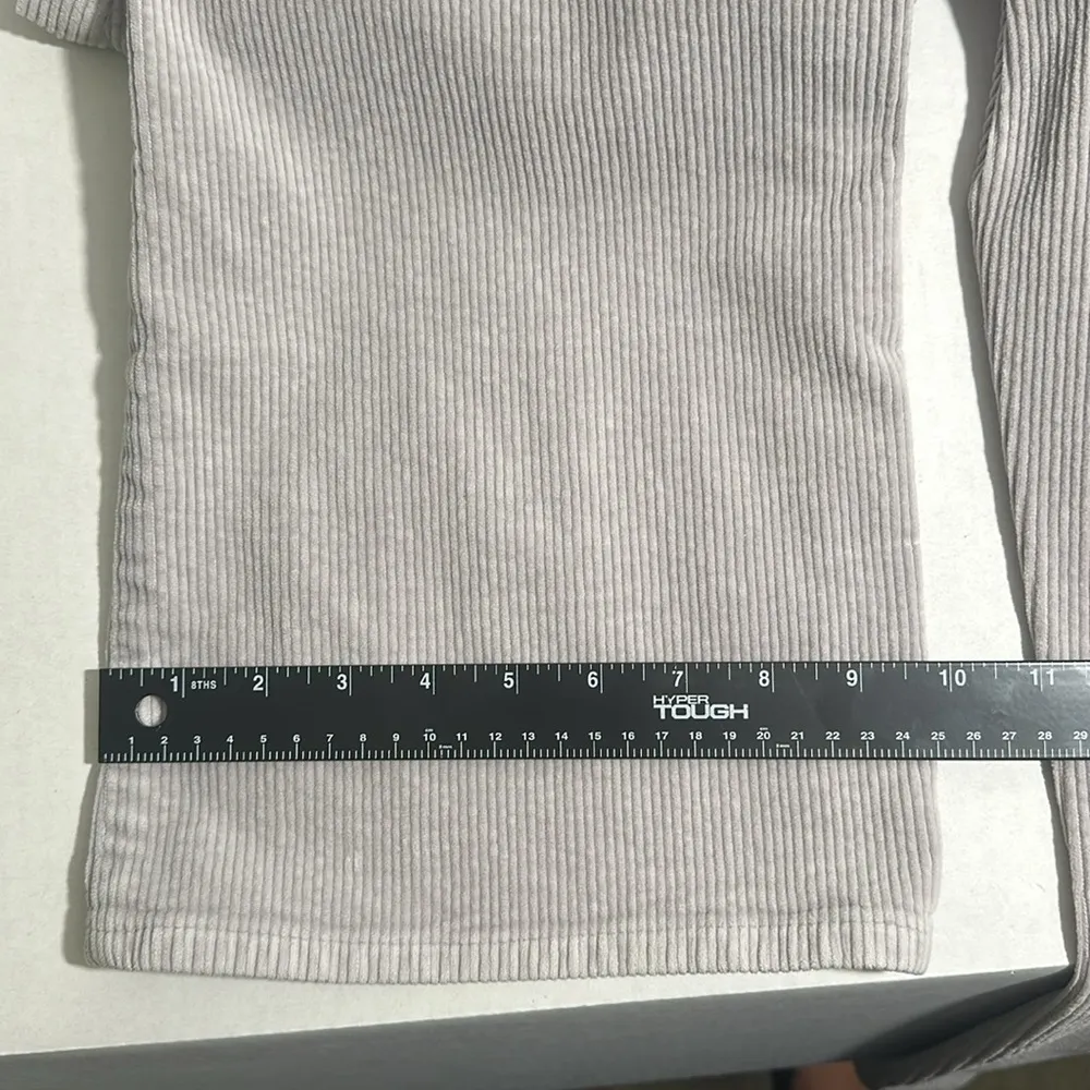 Ralph Lauren Jeans Co.‎ Womens 12 Regular Straight Leg Casual Corduroy Gray - Image 5