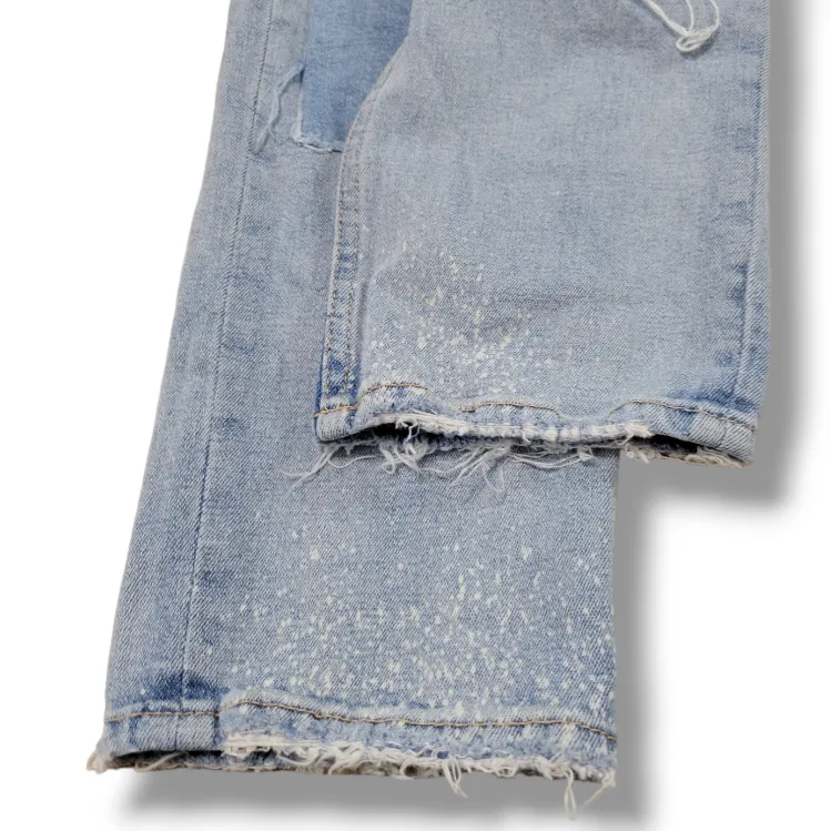 Abercrombie & Fitch Zoe Natural Rise Ankle Straight Jeans Size 24/00s 23x25 Blue Denim Pants  - Image 5