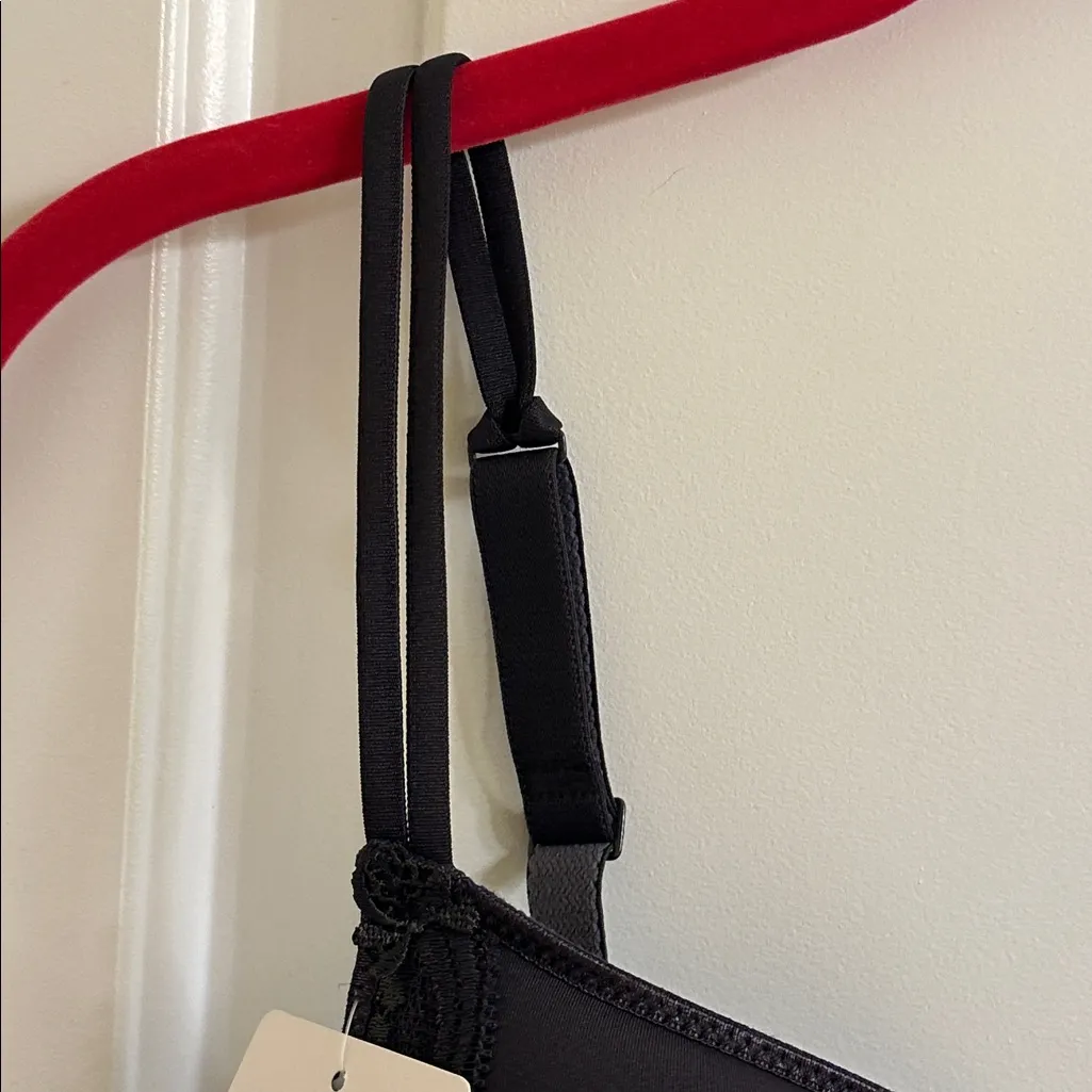 Simone Perele Amour 3D Plunge Bra Anthracite NEW 38C Style 13R316 Gray Size undefined - Image 6